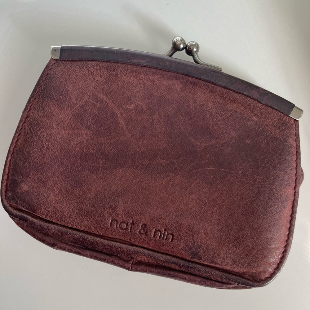 Cute little Women’s Parisian purse burgundy Bag (Nat & Nin)